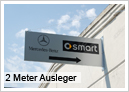 2 Meter Ausleger für Smart