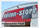Hallenschild R&M